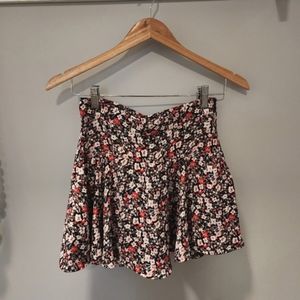 ZARA Floral Skort